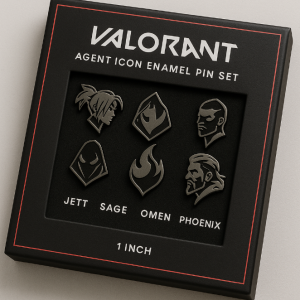 Valorant Agent Icon Enamel Pin Set (Pack of 5)